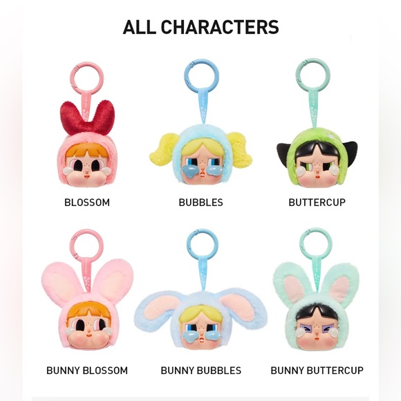 Popmart The Powerpuff Girl Vinyl Plush- Bubbles - Picture 5 of 8